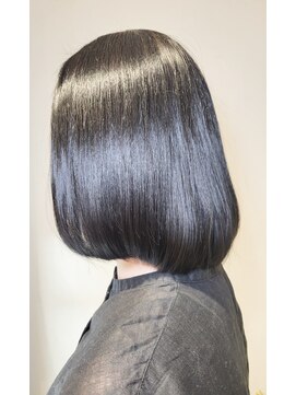 松本平太郎美容室 国立店 ロブ×ファイバープレックス縮毛矯正×ヘナカラー