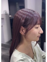 ピリオド 蒲田(Period.)&nbsp;【西川】顔まわりカット/ブリーチなしチェリーピンク/髪質改善