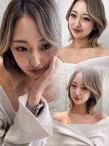 ロンドルピナス 小倉(Lond Lupinus)&nbsp;ブルーブラック/ワイドバング/美髪のススメ/外ハネボブ/北九州/