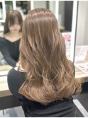 【安藤】ブリーチ無しで作るベージュブラウン
