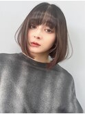 【La fith】ワンカールボブ×ふんわりボブ×ダークチョコレート