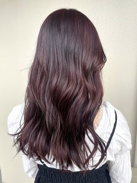 ベースヘアーデザイン(BASE HAIR DESIGN) 暖色系カラー レッド レディース 宇都宮