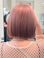 ニトバイアンキシム(nit by ahnkism)&nbsp;ボブミルクティーベージュブリーチダブルカラー堀江