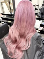 ベルグローアルファ(BELLE GROW ALPHA)&nbsp;Wカラーエクステでハイトーンピンク/MIYU