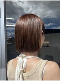 切りっぱなしボブ