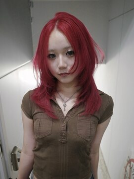 クペウ ローウェン(cope'u ROWEN) 渋谷/ウルフカット レイヤー デザインカラー ルーツカラー