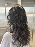 冬限定◎ニュアンスパーマ×ロングスパイラルで美人髪