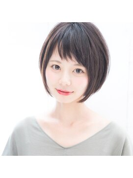 セイドット オモテサンドウ(Say. omotesando) アッシュオリーブ菱形ショート似合わせカット前髪あり