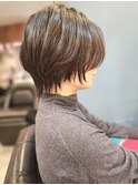 丸みショートボブ