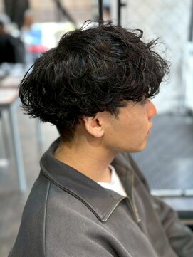 ニアウ 高崎店(Niau) MEN’SHAIR/シャドウパーマ/刈り上げセンターパート/群馬高崎