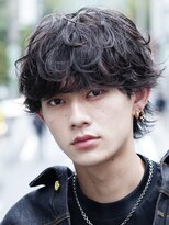 フィフス 渋谷(fifth)&nbsp;シャドウパーマメンズマッシュメンズパーマメンズカット韓国ヘア