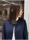 オリーブブラウン/明るめブラウン/赤みなしカラー/恵比寿駅