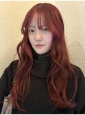 髪質改善パーマ透明感カラーダブルカラーブリーチ