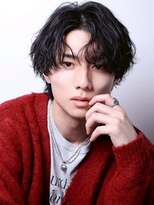 ルーシー 名古屋栄(LUCEY)&nbsp;センターパートニュアンスパーマフェザーパーマ波巻きパーマ