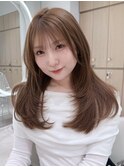 大人韓国レイヤー/柔らかベージュカラー