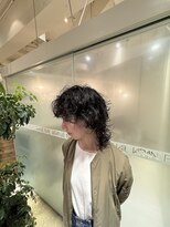 ラランジェ 広島本通り店(LARANJE)&nbsp;レディースウルフ×ウェーブパーマ