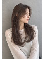 ラベルムバイエーケー(La Belleme by AK)&nbsp;モーヴグレージュロングレイヤー