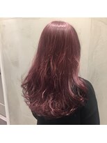 アンド バイ ヘアサロン(AND by hair salon) ラベンダーピンクカラー