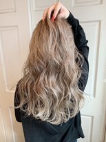 ヘアーワークス ヘルム 渋谷店(HAIR WORKS HELM)&nbsp;[HELM渋谷]外国人風バレイヤージュ×サーフウェーブ　美髪