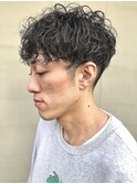 スパイラルパーマ 大人マッシュ オトナカジュアル 担当 井上