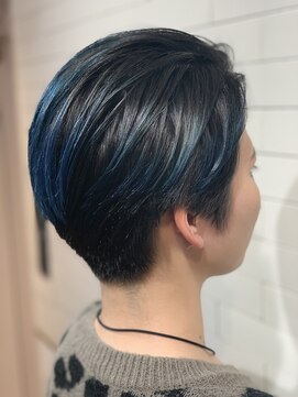 エイト 上野店(EIGHT ueno) 【EIGHT上野】中田　バレイヤージュ×ターコイズブルー