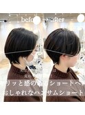 おしゃれなハンサムショート/前下がりショート ROMMY.田中