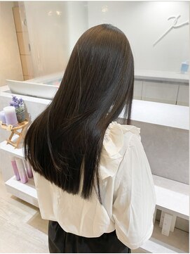 ジーナ 名駅(XENA.) xena《石塚》韓国人地毛風カラー