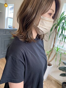 トルーフ(TLOOF) くびれミディ×キャメルベージュ