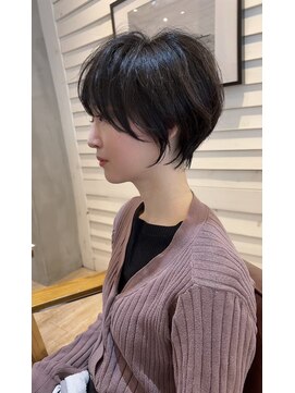 アデプト 綾瀬店(adept) 黒髪マッシュショート/前髪カット/【綾瀬/北千住/亀有】