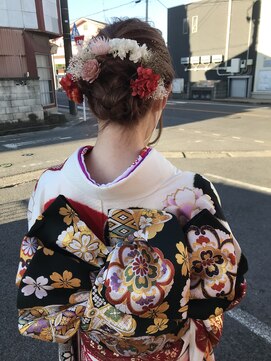 ブルーラグーン 成人式ヘアー