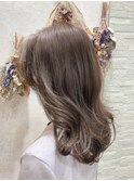 『AuraBeaute 京都』韓国風 セミロング ブリーチ無し イルミナ