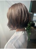 ボブのふわふわ巻き(ミニボブ/タンバルモリ/モテヘア)