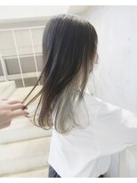 アクアオモテサンドウ(ACQUA omotesando)&nbsp;◎ブリーチ1回インナーカラーホワイトベージュミルクティー