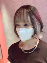 ロンドヴァリー 渋谷店(Lond vallee)&nbsp;【田中悠佑】インナーカラーボブ！