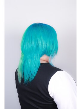 クリップ ジョイント ゴッド(CLIP JOINT GOD) skyblue × limegreen