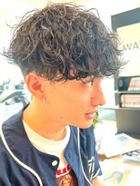 ウェイビーエフティフィフス 横浜西口(WAVEY ft.fifth)&nbsp;波巻きスパイラルツイストスパイラルパーママッシュメンズヘア