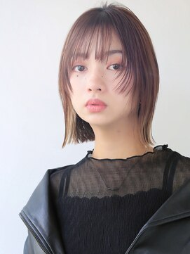 ラ ブレス 大阪梅田(LaBless) ぷつっとこなれ感切りっぱなしボブ(梅田)