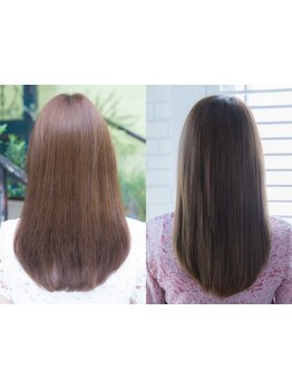 一人ひとりに合わせた大満足のうる艶仕上げ♪うっとり柔らかな質感・自然なストレートが魅力♪