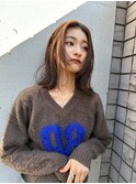 小顔ボブルフ【Luxe鹿田優太】似合わせカット