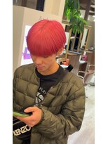 ハイプ 名古屋栄(HYPE)&nbsp;ビビットピンク×シースルーマッシュ(名古屋/栄/メンズ)