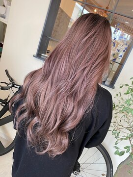 ブルーアンドカンパニー(BLUE&Co.) ピンクベージュ