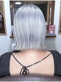 【ムラ修正】ホワイトシルバー×ブリーチ3回