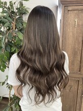 ネオヘアー 谷町九丁目店(Neo hair) グレージュロング☆エクステ90本