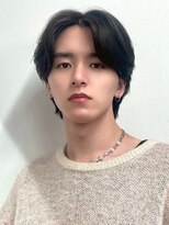 ワンズナゴヤ 名古屋栄店(ONE's NAGOYA)&nbsp;スペインカールスパイキーショートブルーブラックフェザーパーマ