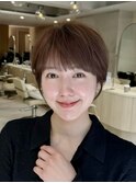 ショート/韓国/顔周り/レイヤー/外苑前