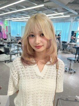 ユーフォリア 渋谷グランデ(Euphoria SHIBUYA GRANDE) シースルーバンク 顔周りカット 艶髪 レイヤーカット yuki