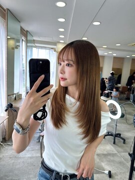 シェノン 夙川(CHAINON) 小顔カット/透明感カラー/韓国レイヤー/髪質改善/イメチェン