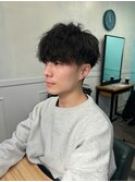 ツイスパ/マッシュ/波打ちパーマ/波巻き