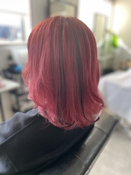 ブリーチwカラー×エクステ