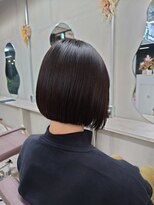 ピンク バイ アンジェリカ 瓢箪山店(PINQ by ANGELICA)&nbsp;#PINQ #ぷつっとボブ #タッセルボブ #タンバルモリ #縮毛矯正